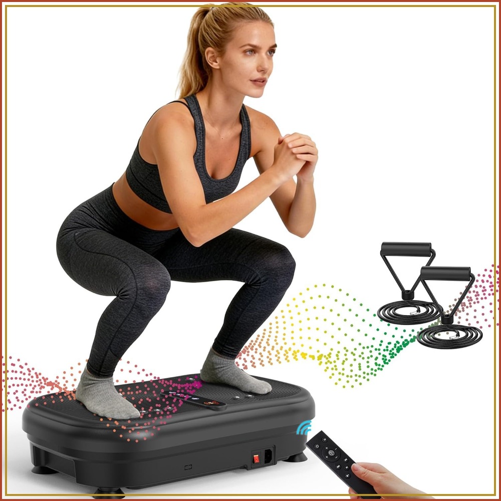 Home Gym Weight Machine - Plateforme vibrante de fitness AXV, machine