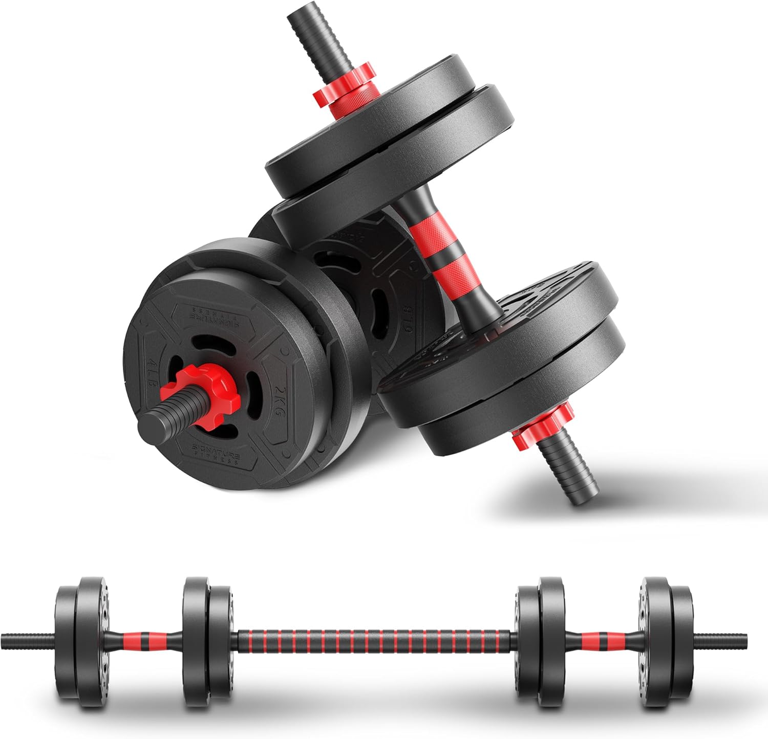 Home Gym Dumbbell Set - Ensemble d'haltères et de barres réglables