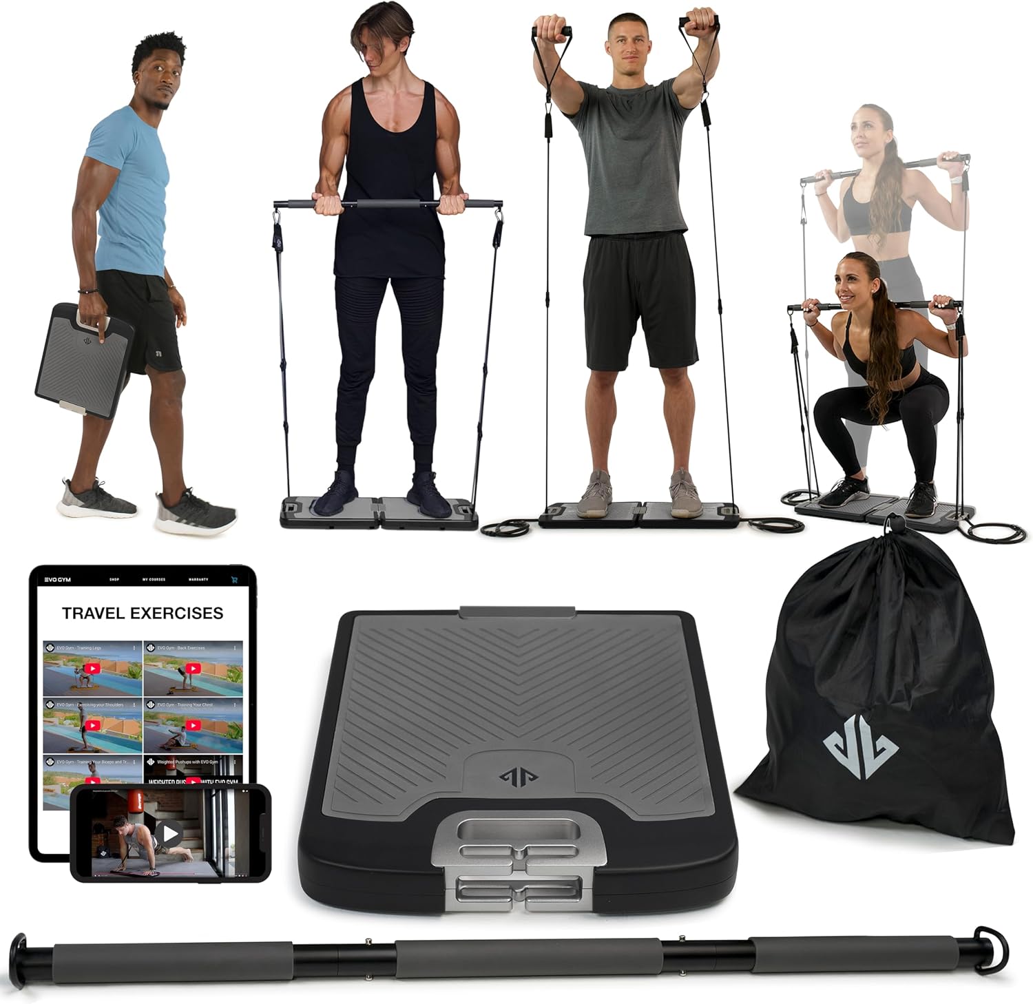 Home Gym Set - Gym portable tout-en-un : Ensemble de
