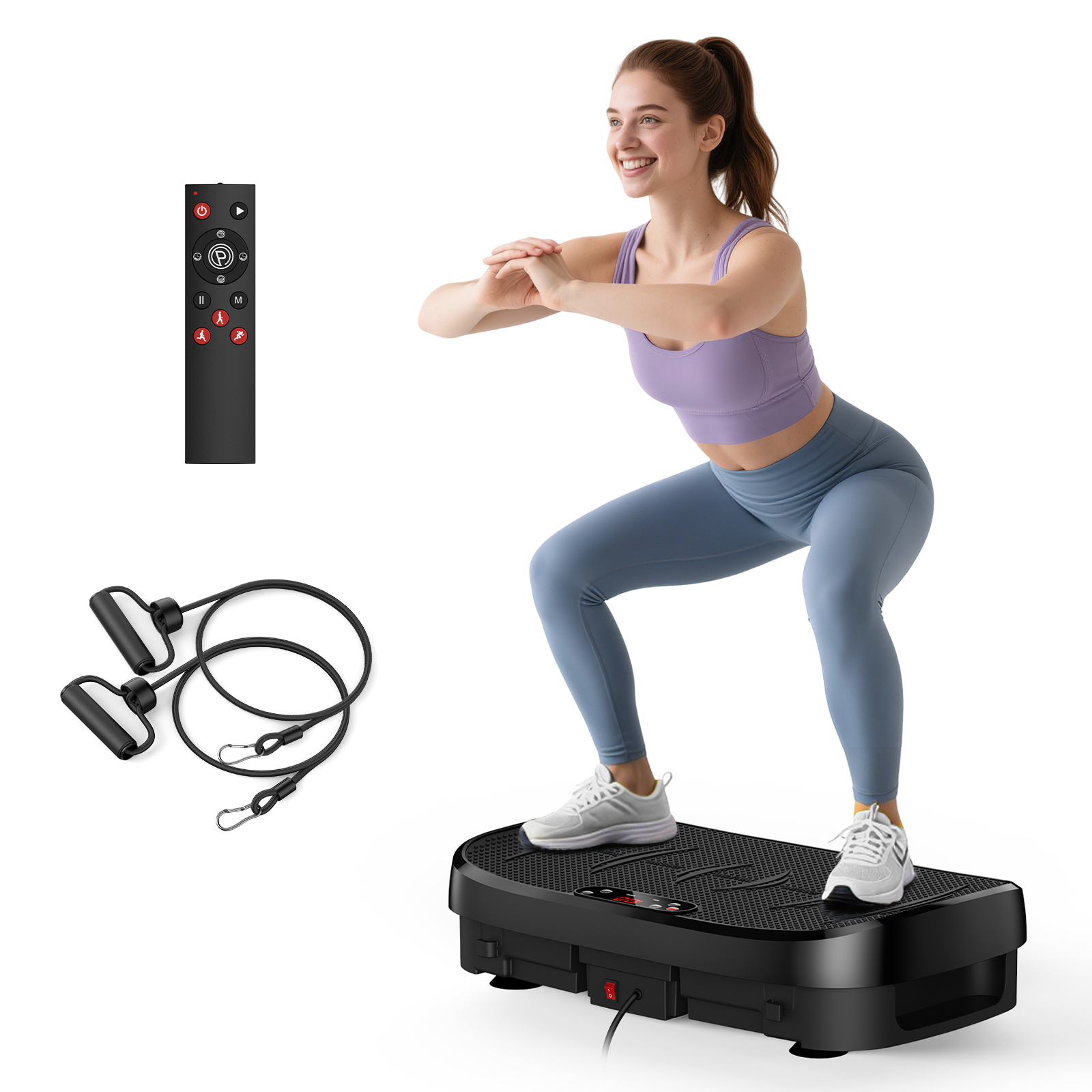 Home Gym Necessities - Plateforme vibrante pour brûler les graisses,