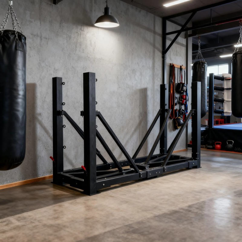Home Gym Set - Ensemble de ring de boxe pliable,