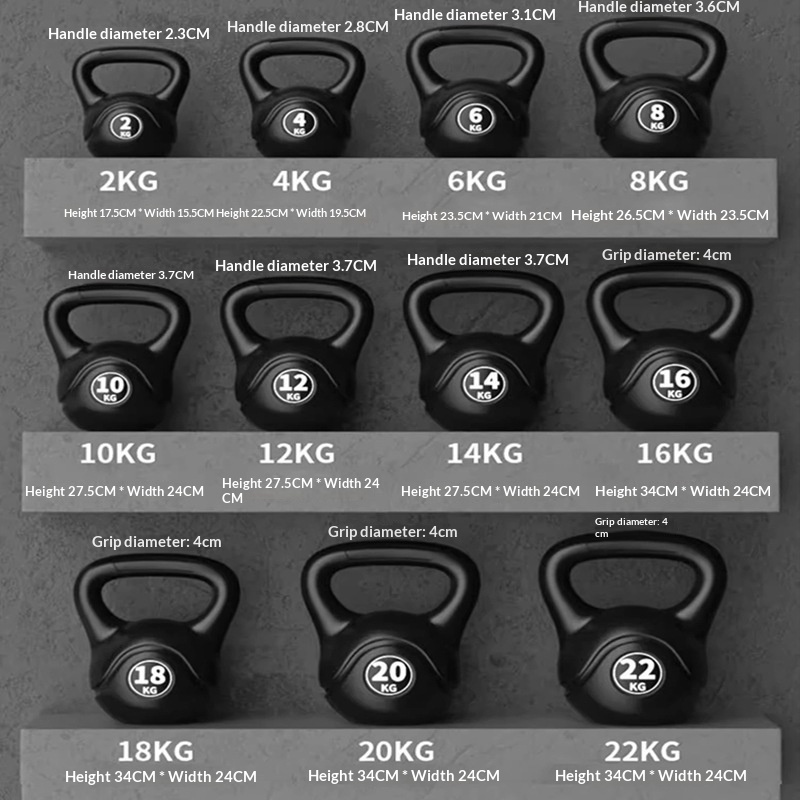 Home Gym Necessities - 2026 Kettlebell de fitness réglable 8