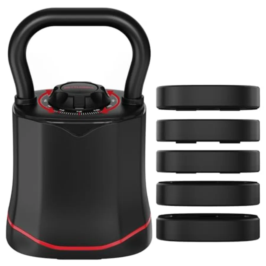 Home Gym Set - Kettlebell réglable 6-en-1 pour la maison,