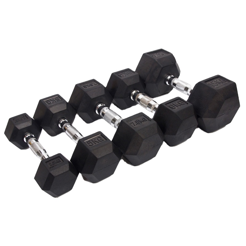 Home Gym Dumbbell Set - Ensemble d'haltères hexagonales de haute qualité