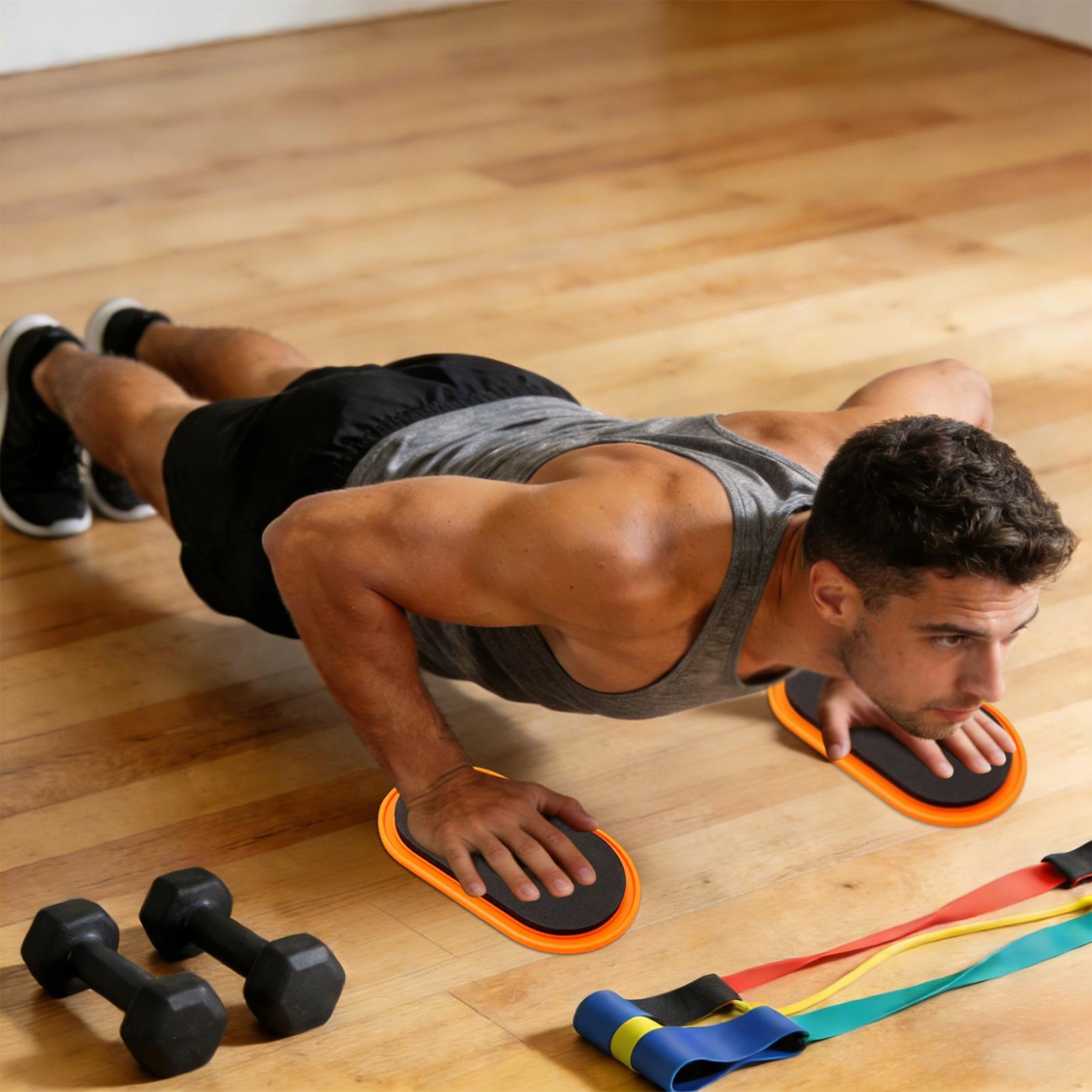 Home Gym Daily Routine - Glissières d'entraînement ovales, équipement de glissement