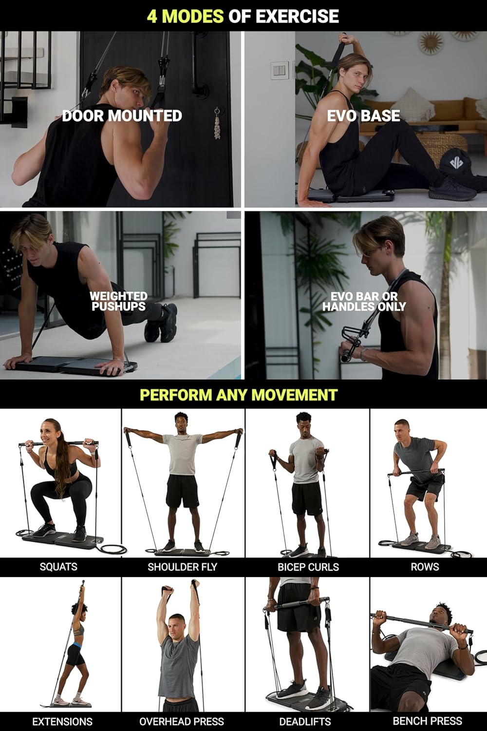 Gym portable tout-en-un : Ense - Home Gym Set avis et prix