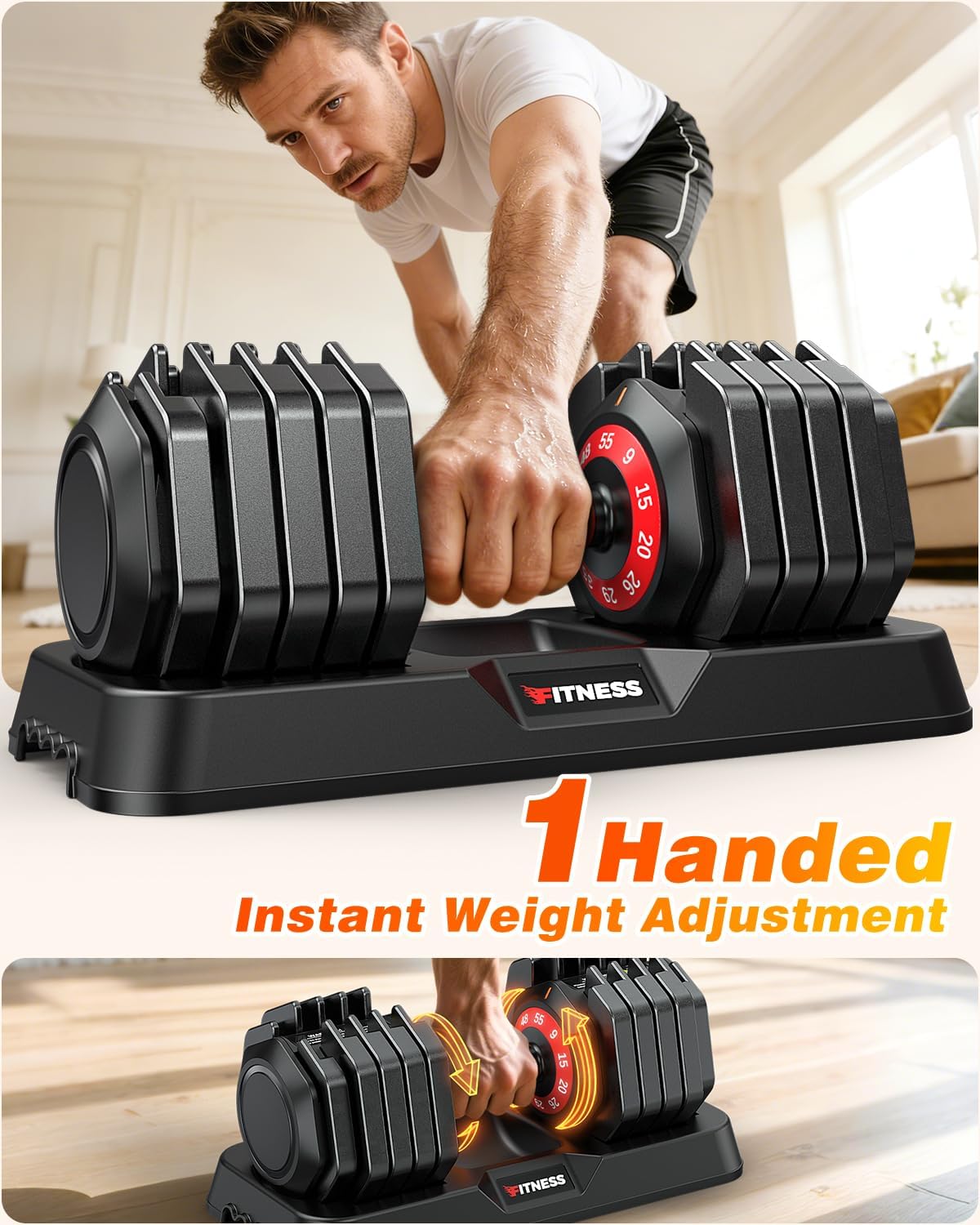 Ensemble d'haltères réglables  - Home Gym Options avis et prix