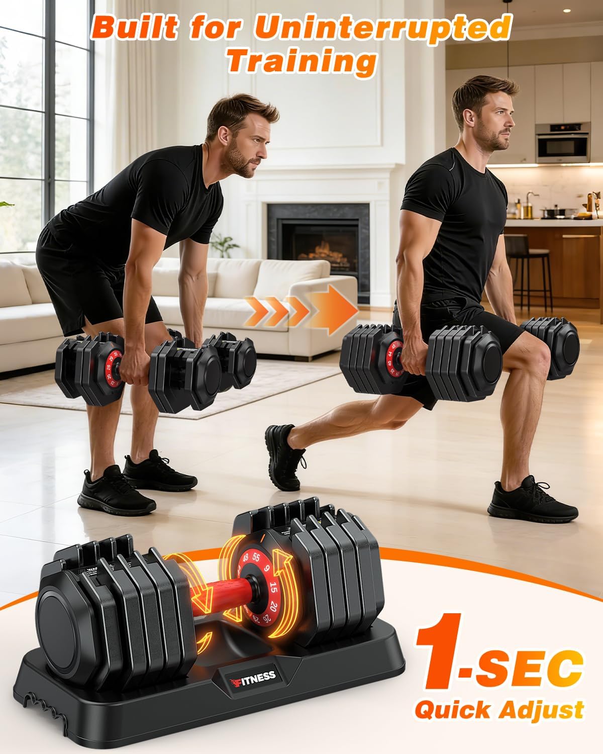 Ensemble d'haltères réglables  - Home Gym Options avis et prix