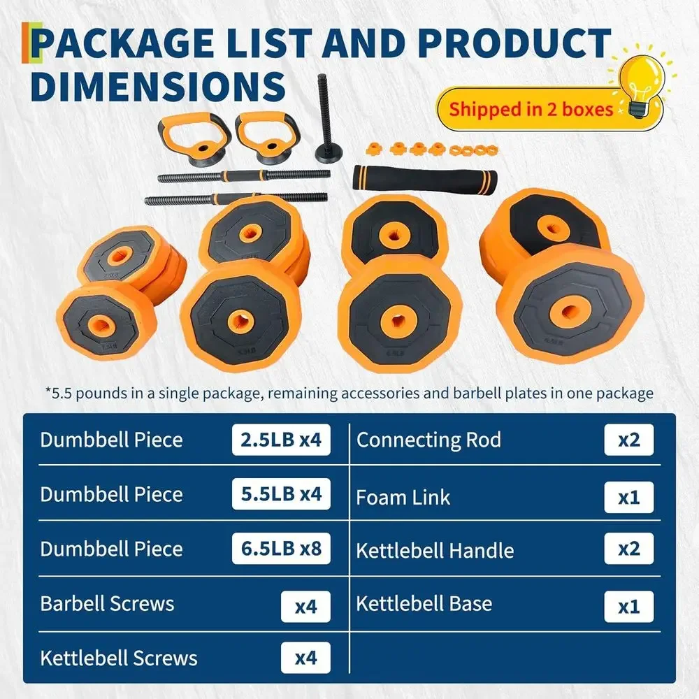 Ensemble de musculation à domi - Home Gym Dumbbell Set avis et prix