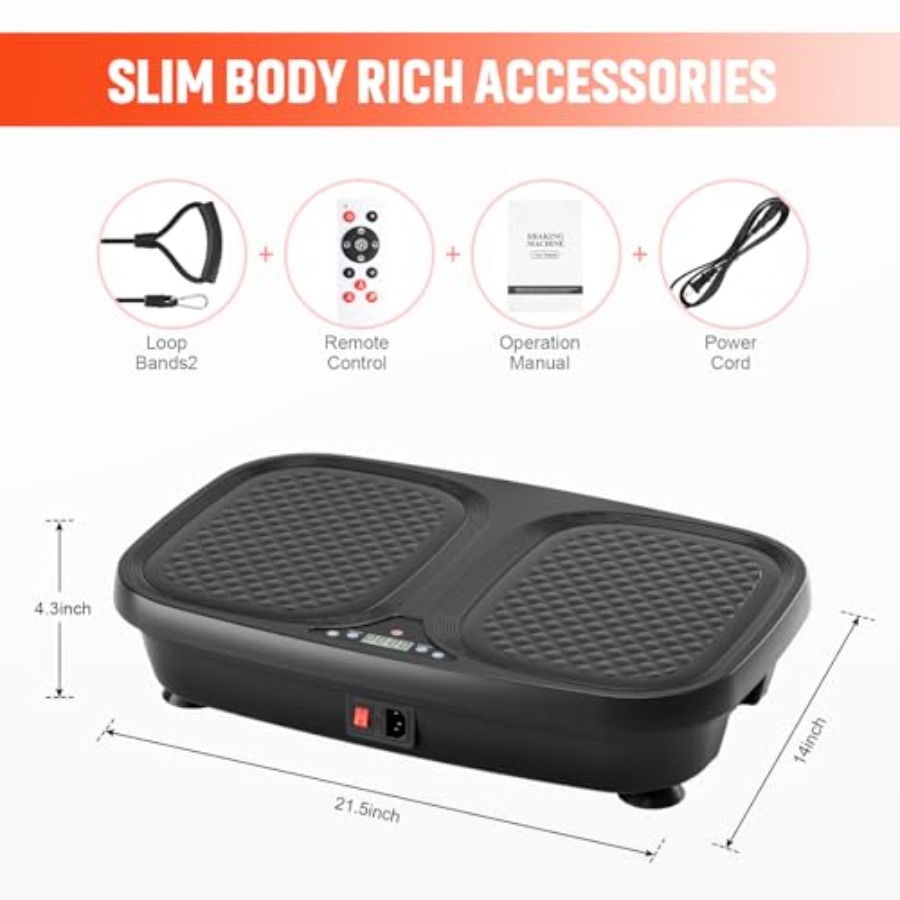Plateforme vibrante d'exercice - Home Gym Weight Machine avis et prix