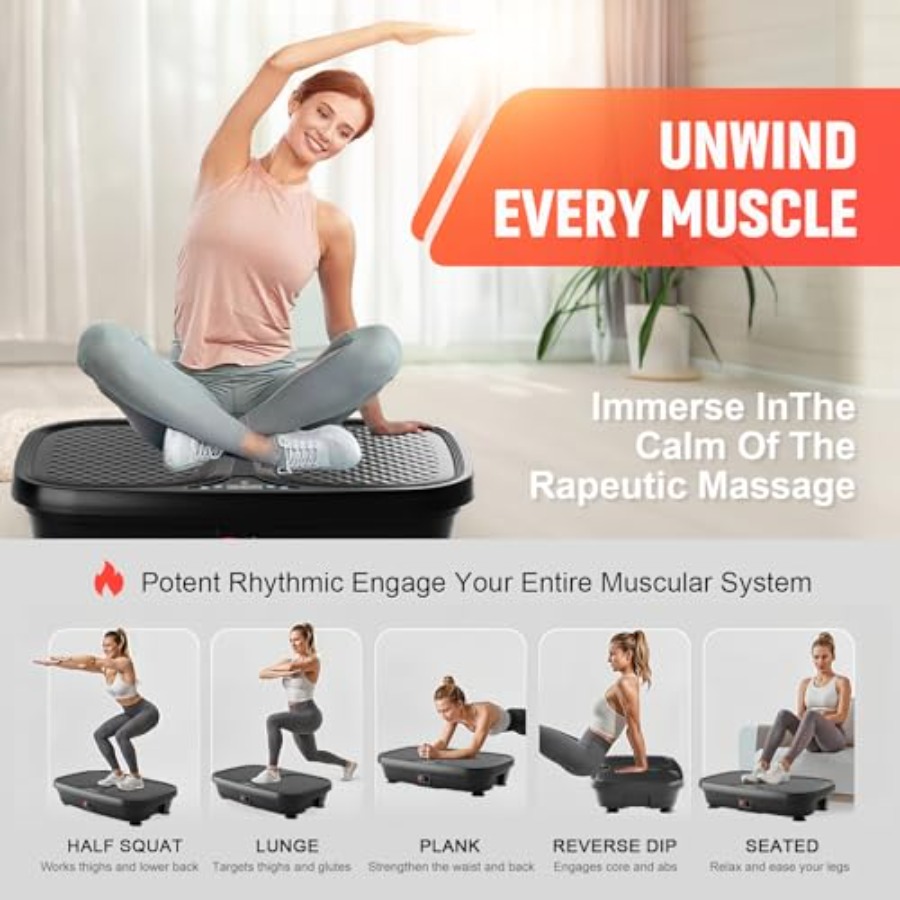 Plateforme vibrante d'exercice - Home Gym Weight Machine avis et prix