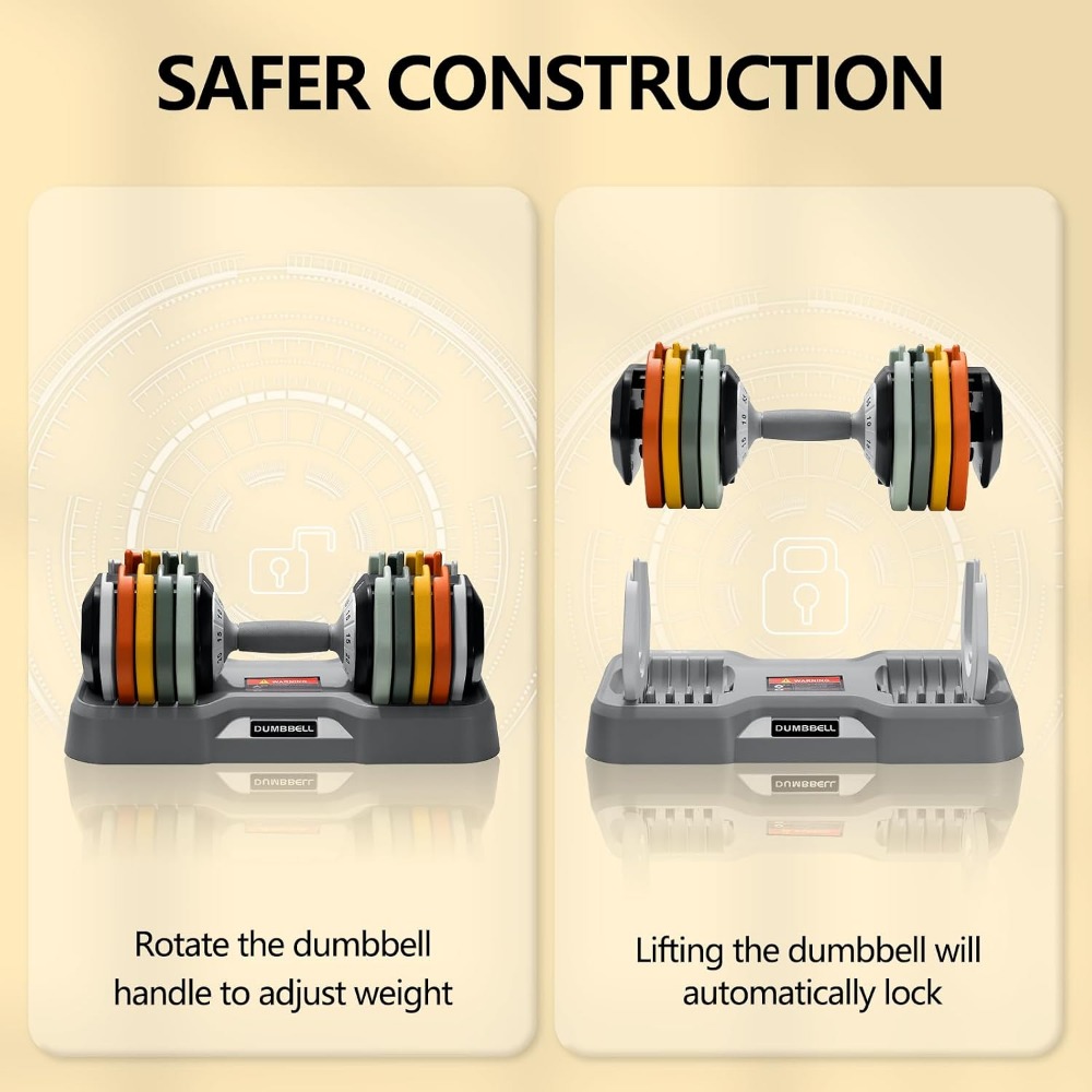 Ensemble d'haltères réglables  - Home Gym Dumbbell Set avis et prix