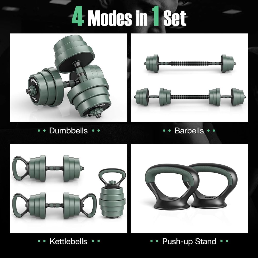 Ensemble de poids réglable pol - Home Gym Dumbbell Set avis et prix
