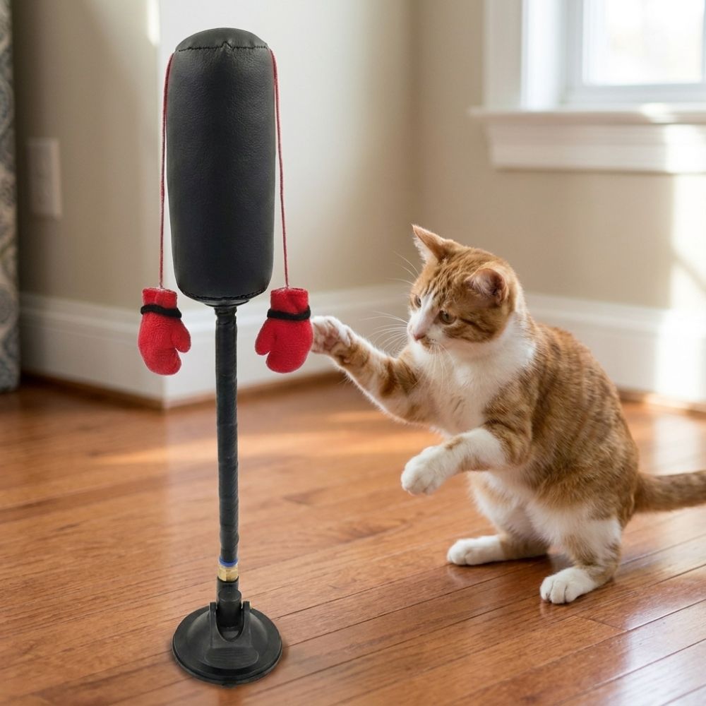 Jouet de boxe pour chat à vent - Boxing Bag Stand avis et prix